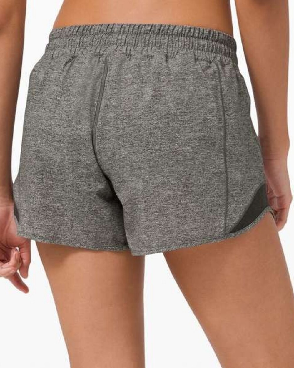Lululemon Hotty Hot Short II *Long 4", Heather Lux Multi Black, Size 4